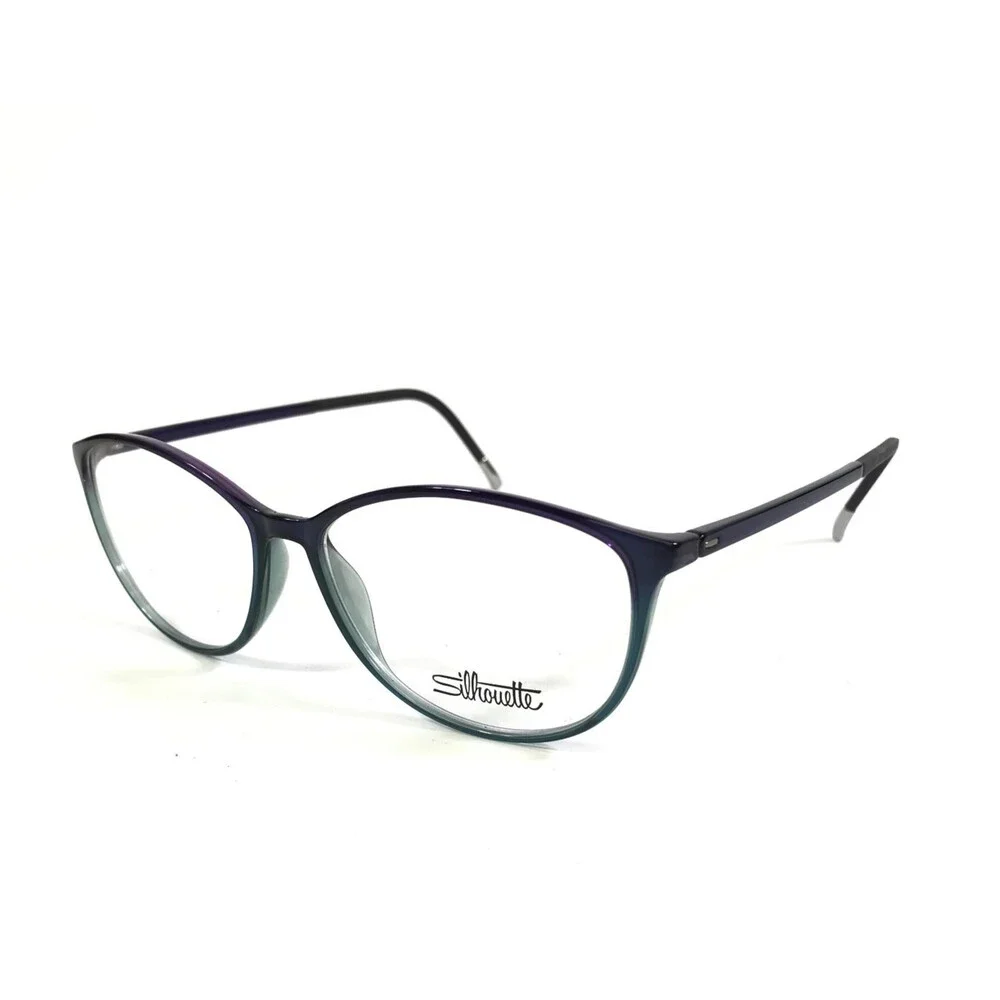 Silhouette Eyeglasses Frames SPX 1604 75 4010 Illusion Tricolore Grape 54-14-135